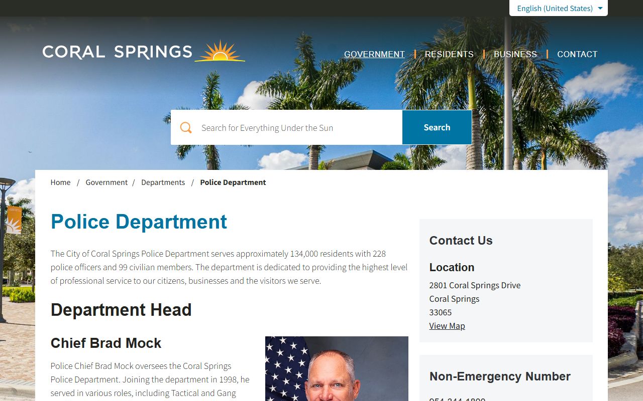 Coral Springs Police Department for Coral Springs recent bookings