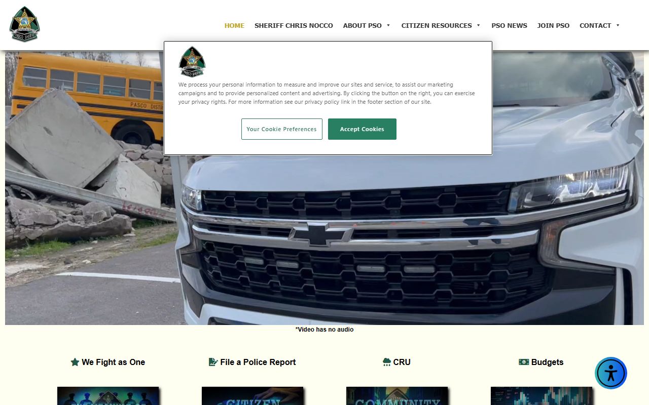Pasco County Sheriff's Office website for recent bookings